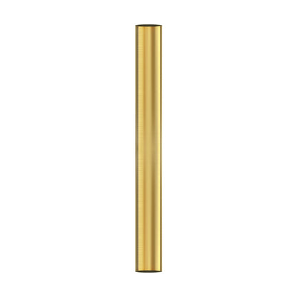Matthews Fan Company Matthews-Gerbar 20in Down Rod | Brushed Brass Metal | Ceiling Fan Extension for Vaulted Ceilings | 0.75 x 20 in | Model 20DR-BRBR