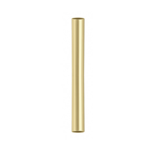Matthews Fan Company Matthews-Gerbar 20in Down Rod | Polished Brass Metal | Ceiling Fan Extension for Vaulted Ceilings | 1 x 20 in | Model 20DR-PB