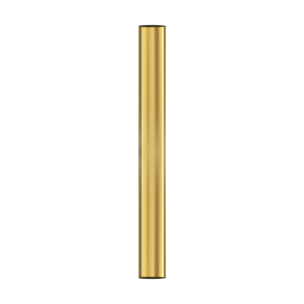 Matthews Fan Company Matthews-Gerbar 48in Down Rod | Brushed Brass Metal | Ceiling Fan Extension for High Ceilings | 0.75 x 48 in | Model 48DR-BRBR