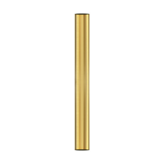 Matthews Fan Company Matthews-Gerbar 48in Down Rod | Brushed Brass Metal | Ceiling Fan Extension for High Ceilings | 0.75 x 48 in | Model 48DR-BRBR