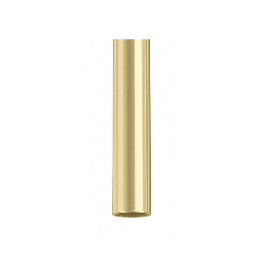 Matthews Fan Company Matthews-Gerbar 5in Downrod | Polished Brass Metal | Ceiling Fan Mounting Accessory | 1 x 5 in | Model 5DR-PB
