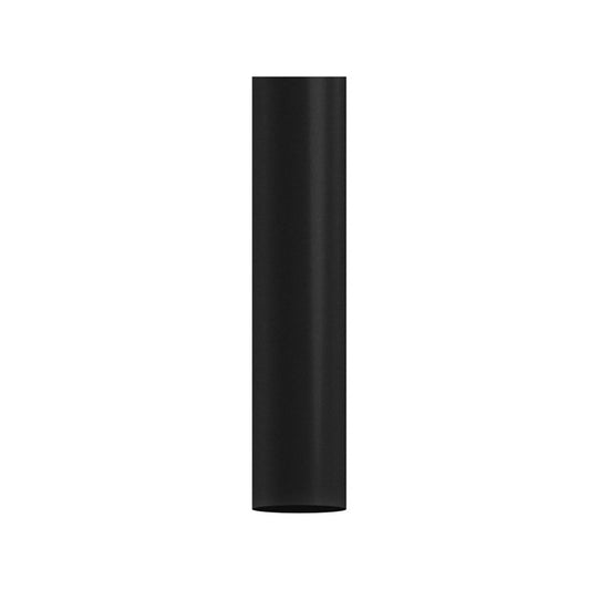 Matthews Fans 5in Downrod with Coupling Cover | Black Steel Ceiling Fan Accessory | Adjust Fan Height for Gerbar Fans | 0.75 x 5 in | Model 5DR-ROT-BK