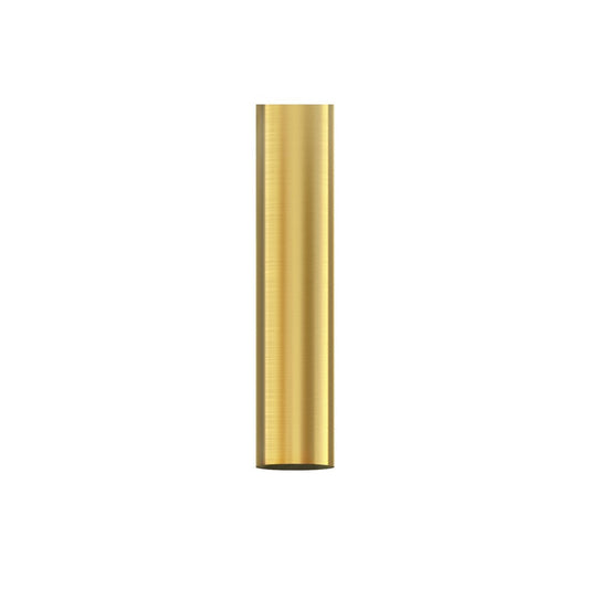 Matthews Fans 5in Downrod Coupling Cover | Brushed Brass Steel | Ceiling Fan Accessory | 0.75 x 5 in | Model 5DR-ROT-BRBR