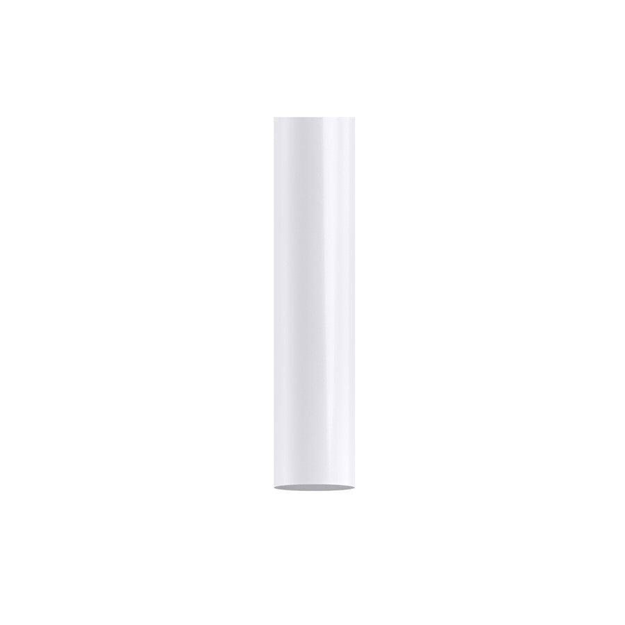 Matthews Fans Downrod 5in Coupling Cover | Gloss White Steel | Ceiling Fan Mounting Accessory | 5 x 0.75 in | Model 5DR-ROT-WH