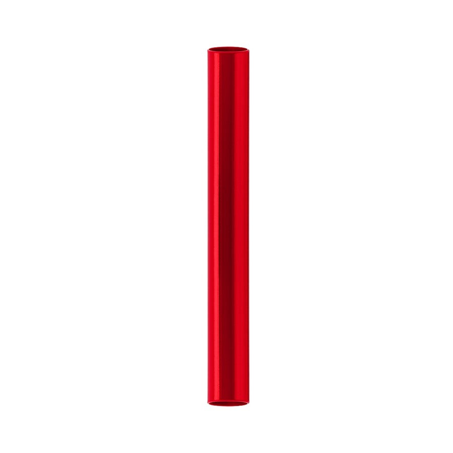 Matthews Fans Rubi 72in Steel Downrod | Matte Rubi Finish | For Gerbar Ceiling Fans | 0.75in Diameter, Field Cuttable | Model 72DR-RED