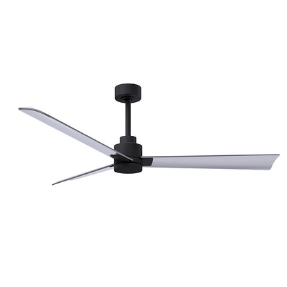 Matthews Fans Alessandra 56in 3-Blade Ceiling Fan | Transitional Textured Bronze and Walnut ABS | Bedroom & Living Room | Model AK-TB-WN-56