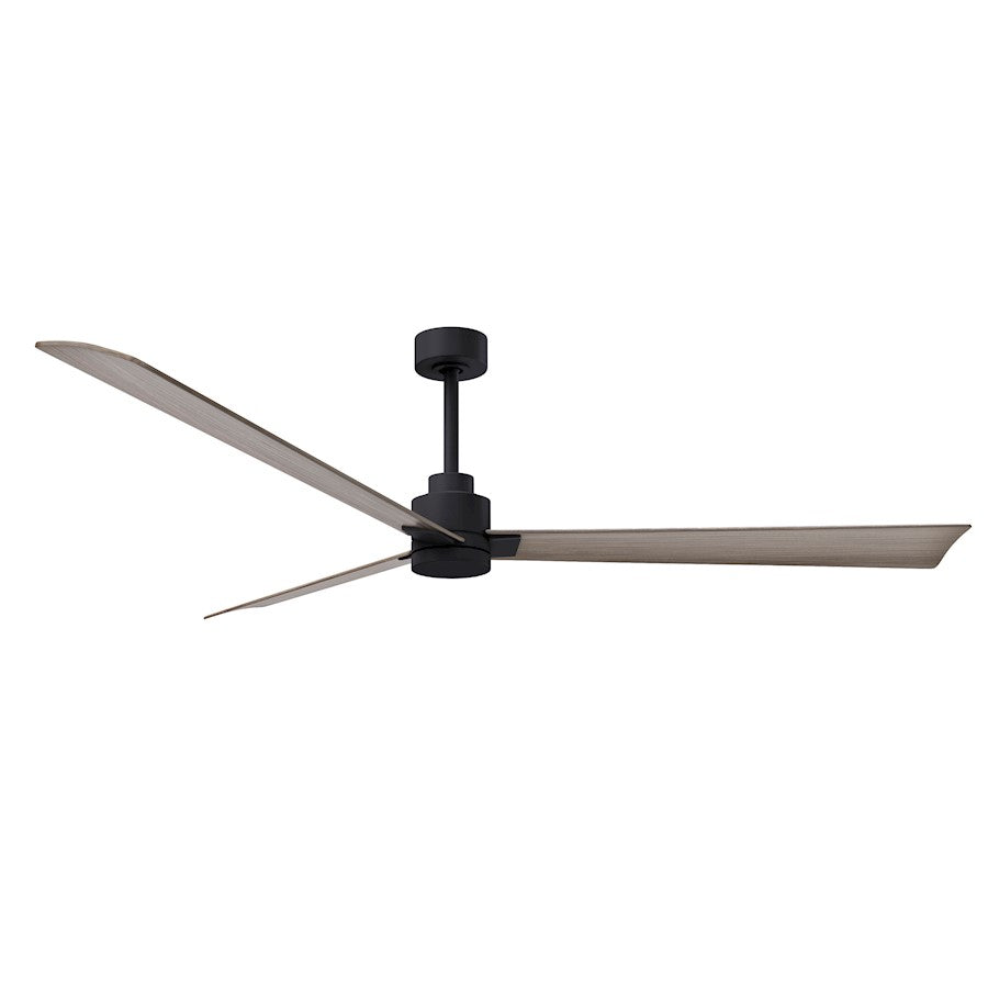 Matthews Fans Alessandra 72in 3-Blade Ceiling Fan | Transitional Textured Bronze and Walnut ABS | Great Room & Patio | Model AK-TB-WN-72