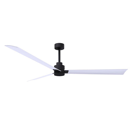 Matthews Fans Alessandra 72in 3-Blade Ceiling Fan | Transitional Textured Bronze and Walnut ABS | Great Room & Patio | Model AK-TB-WN-72