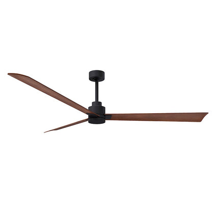 Matthews Fans Alessandra 72in 3-Blade Ceiling Fan | Transitional Textured Bronze and Walnut ABS | Great Room & Patio | Model AK-TB-WN-72