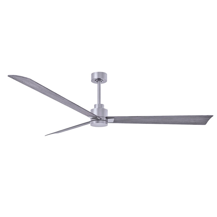 Matthews Fans Alessandra 72in 3-Blade Ceiling Fan | Transitional Textured Bronze and Walnut ABS | Great Room & Patio | Model AK-TB-WN-72