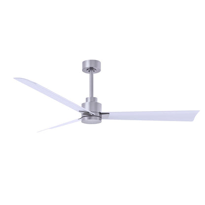 Matthews Fans Alessandra 56in 3-Blade Ceiling Fan | Transitional Textured Bronze and Walnut ABS | Bedroom & Living Room | Model AK-TB-WN-56
