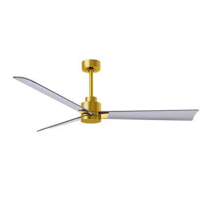 Matthews Fans Alessandra 56in 3-Blade Ceiling Fan | Transitional Textured Bronze and Walnut ABS | Bedroom & Living Room | Model AK-TB-WN-56