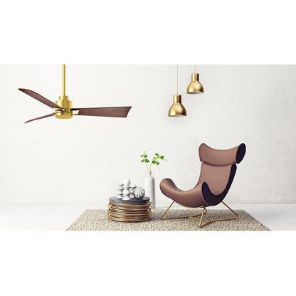 Matthews Fans Alessandra 72in 3-Blade Ceiling Fan | Transitional Textured Bronze and Walnut ABS | Great Room & Patio | Model AK-TB-WN-72