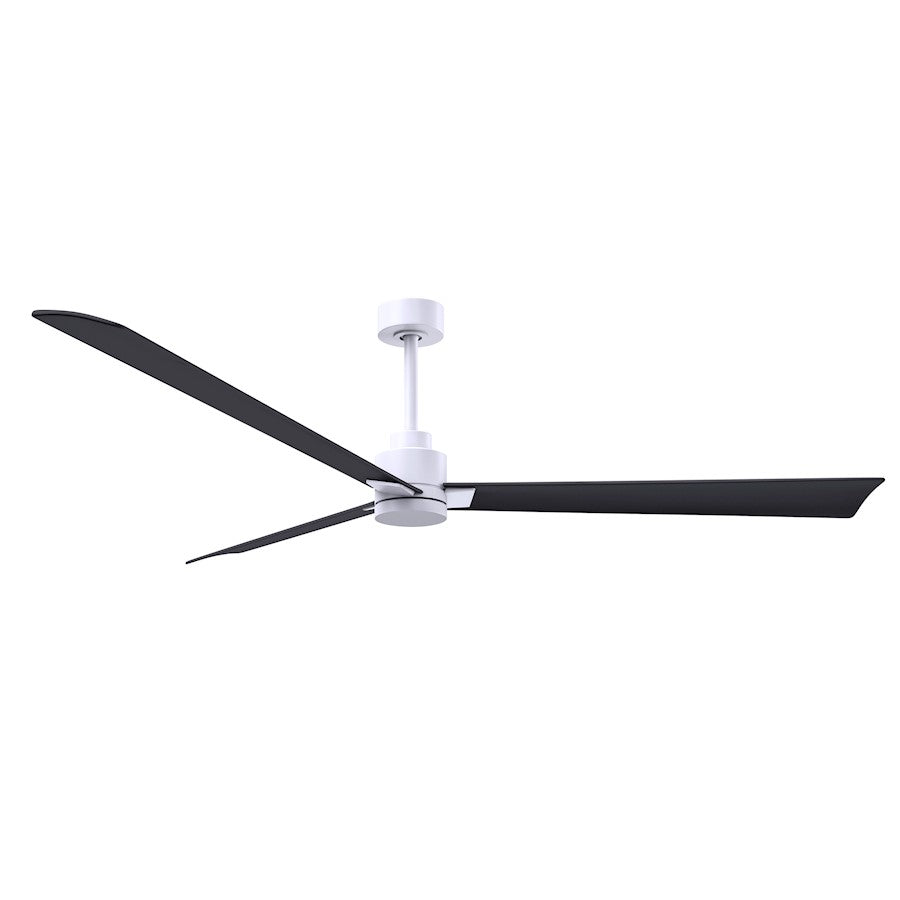 Matthews Fans Alessandra 72in 3-Blade Ceiling Fan | Transitional Textured Bronze and Walnut ABS | Great Room & Patio | Model AK-TB-WN-72