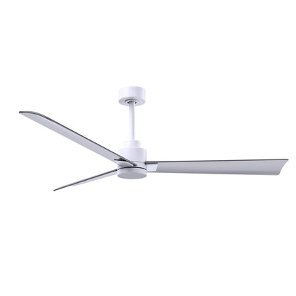 Matthews Fans Alessandra 56in 3-Blade Ceiling Fan | Transitional Textured Bronze and Walnut ABS | Bedroom & Living Room | Model AK-TB-WN-56