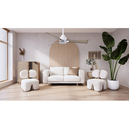 Matthews Fans Alessandra 42in 3-Blade Ceiling Fan | Transitional Textured Bronze and Walnut ABS | Bedroom & Living Room | Model AK-TB-WN-42