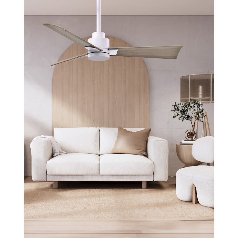 Matthews Fans Alessandra 56in 3-Blade Ceiling Fan | Transitional Textured Bronze and Walnut ABS | Bedroom & Living Room | Model AK-TB-WN-56