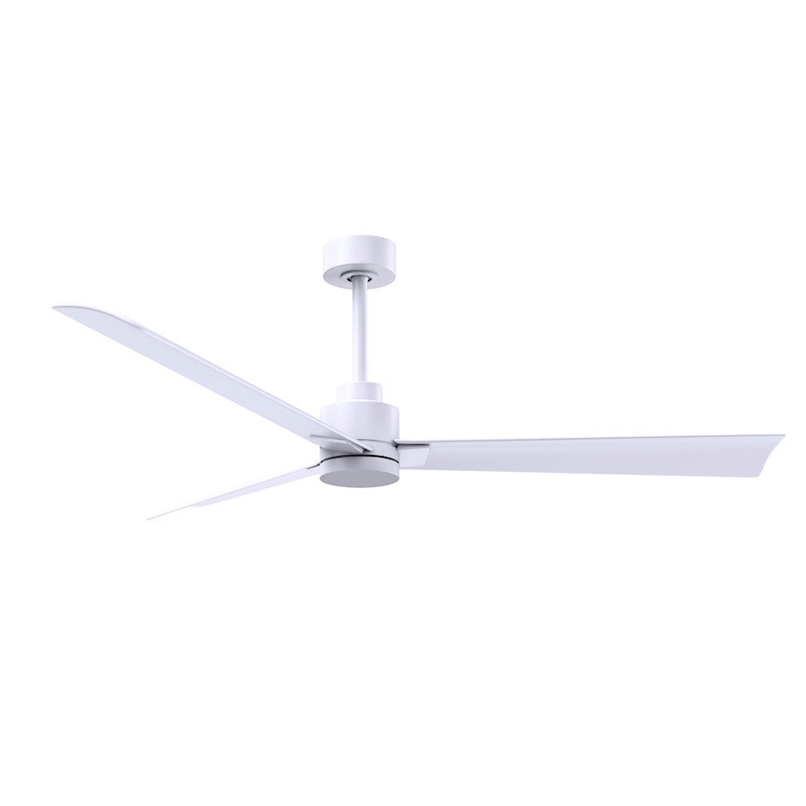 Matthews Fans Alessandra 56in 3-Blade Ceiling Fan | Transitional Textured Bronze and Walnut ABS | Bedroom & Living Room | Model AK-TB-WN-56