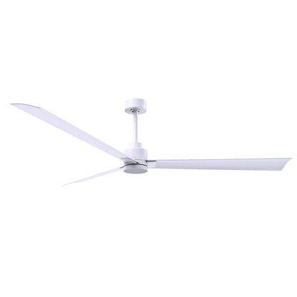 Matthews Fans Alessandra 72in 3-Blade Ceiling Fan | Transitional Textured Bronze and Walnut ABS | Great Room & Patio | Model AK-TB-WN-72