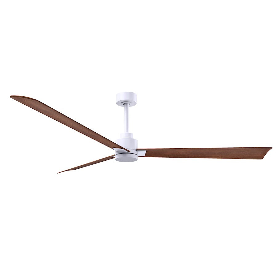 Matthews Fans Alessandra 72in 3-Blade Ceiling Fan | Transitional Textured Bronze and Walnut ABS | Great Room & Patio | Model AK-TB-WN-72