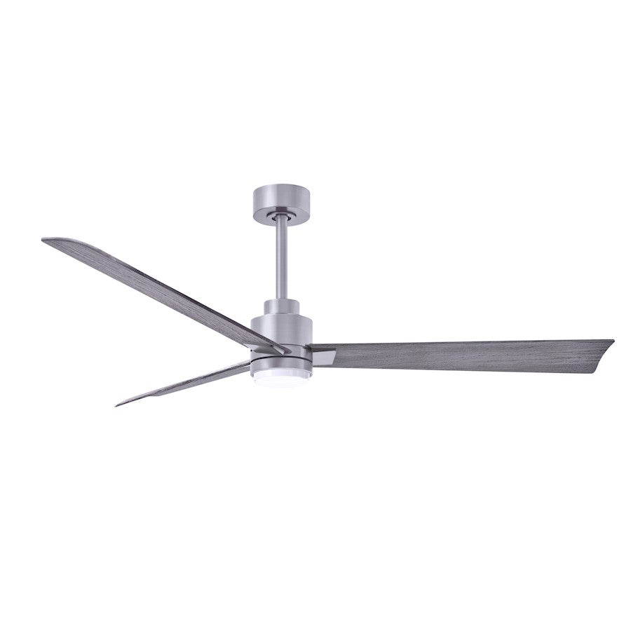 Matthews Fans Alessandra 56in 1-Light Ceiling Fan | Transitional Textured Bronze and Walnut ABS Blades | Living Room & Bedroom | Model AKLK-TB-WN-56