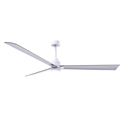 Matthews Fans Alessandra 72in 3-Blade Ceiling Fan | Transitional Textured Bronze and Walnut ABS | Living Room & Covered Patio | Model AKLK-TB-WN-72