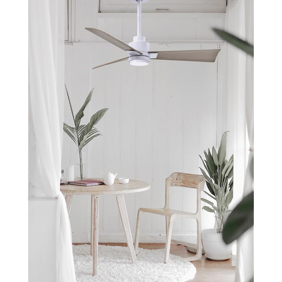 Matthews Fans Alessandra 72in 3-Blade Ceiling Fan | Transitional Textured Bronze and Walnut ABS | Living Room & Covered Patio | Model AKLK-TB-WN-72