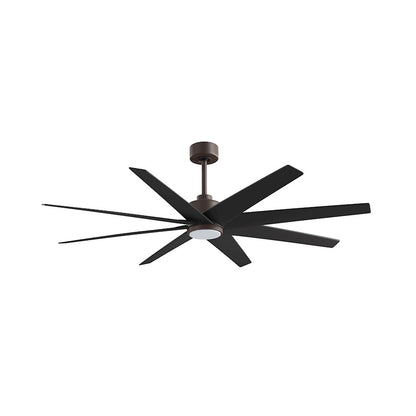 Matthews Fan Ariella 64in 8-Blade Ceiling Fan | Contemporary Textured Bronze and Matte Black | Great Rooms & Open Living | Model ANLK-TB-BK-64
