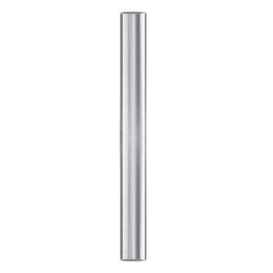 Matthews Fans Atlas 18in Downrod | Brushed Nickel Steel | High Ceiling Fan Accessory | 1in Dia, Field Cuttable | Model AT-18DR-BN
