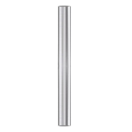 Matthews Fans Atlas 18in Downrod | Brushed Stainless Steel | High Ceiling Fan Accessory | 1in Dia, Field Cuttable | Model AT-18DR-BS