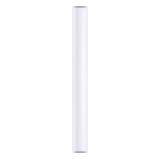 Matthews Fans Atlas 24in Downrod | Matte White Steel | High Ceiling Fan Mount | 1in Dia x 24in L | Model AT-24DR-MWH