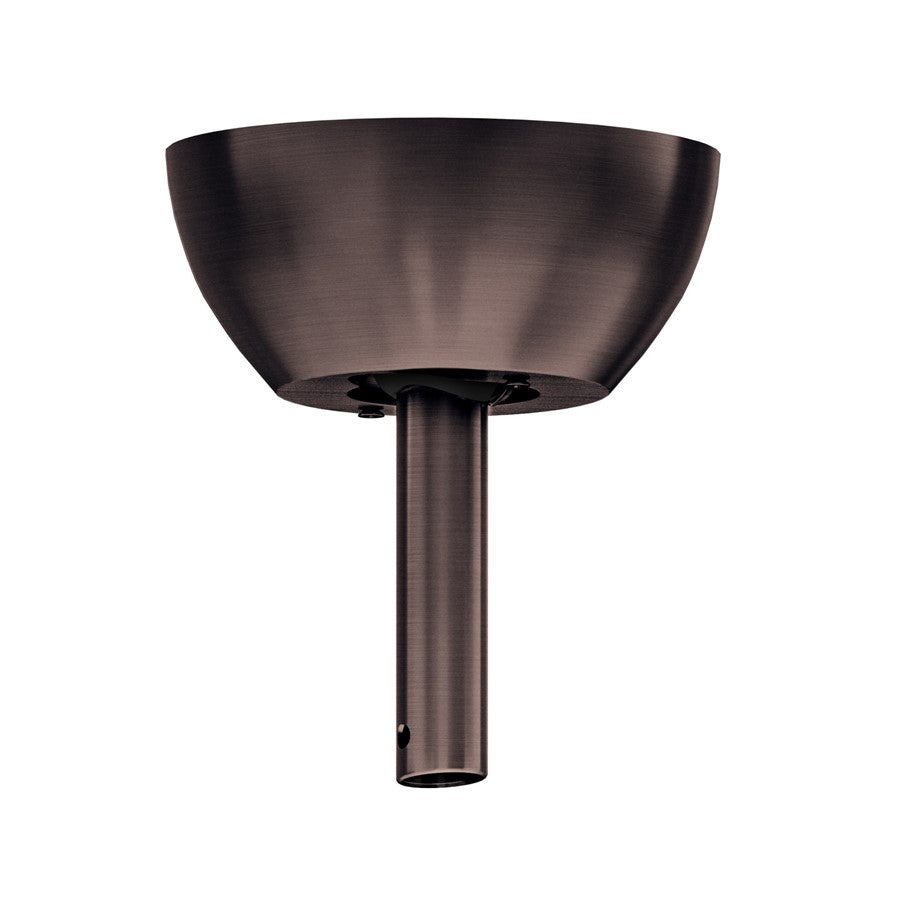 Matthews Fans Cathedral Ceiling Mount up to 60° Brushed Bronze | Cast Aluminum | Vaulted Ceiling Fan Mount | 5.5 x 2 in | Model AT-CathedralMt-BB