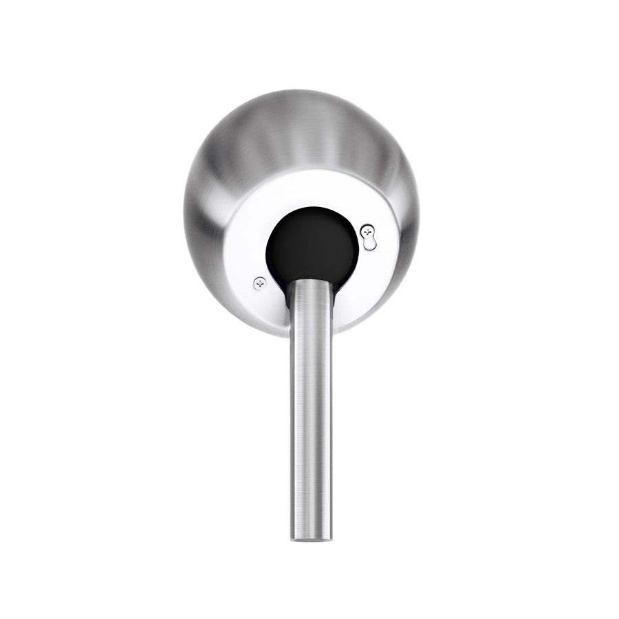 Matthews Fans Cathedral Ceiling Mount for Vaulted Ceilings up to 60° | Brushed Stainless Cast Aluminum | Sloped Ceiling | Model AT-CathedralMt-BS