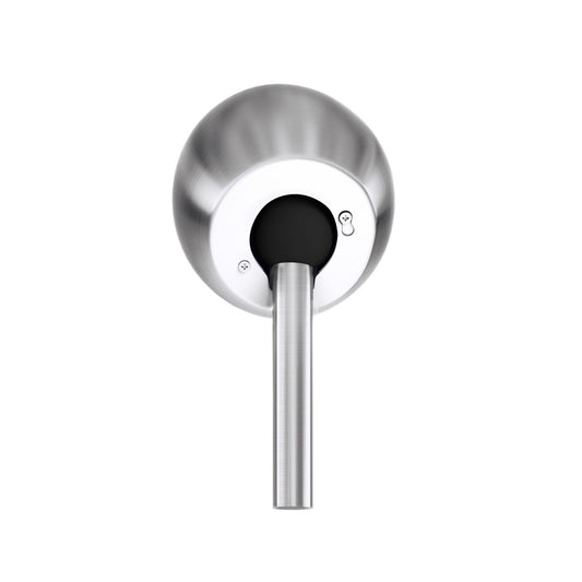 Matthews Fans Cathedral Ceiling Mount for Vaulted Ceilings up to 60° | Brushed Stainless Cast Aluminum | Sloped Ceiling | Model AT-CathedralMt-BS