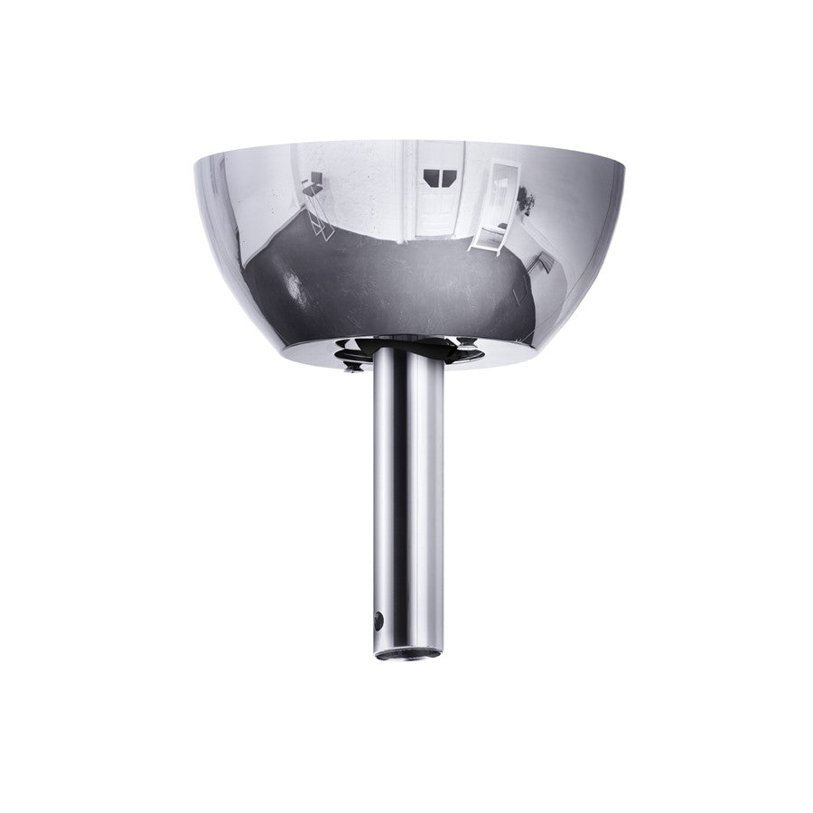 Matthews Fan Canopies Cathedral Ceiling Mount 60° | Polished Chrome Cast Aluminum | Vaulted & Sloped Ceilings | 5.5 x 2 in | Model AT-CathedralMt-CR