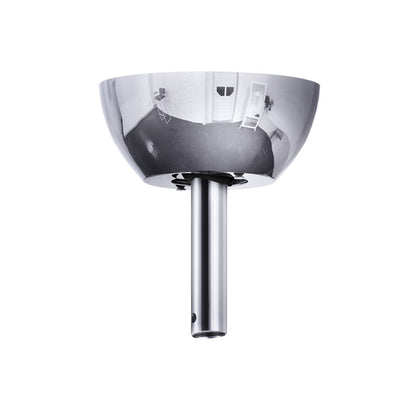 Matthews Fan Canopies Cathedral Ceiling Mount 60° | Polished Chrome Cast Aluminum | Vaulted & Sloped Ceilings | 5.5 x 2 in | Model AT-CathedralMt-CR