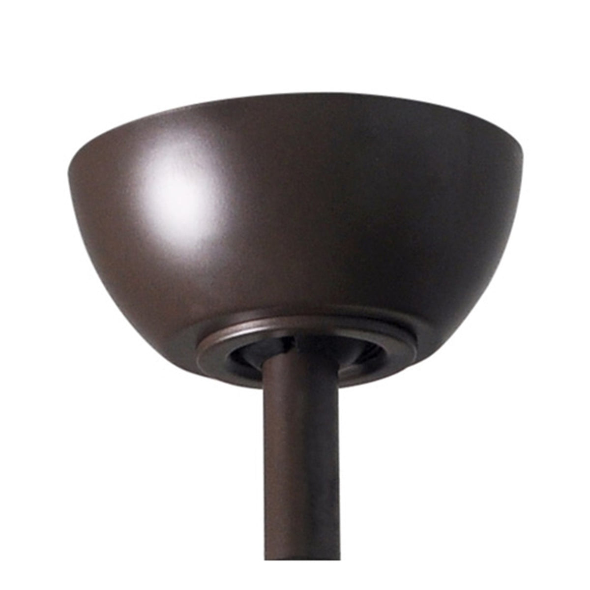 Matthews Fans Atlas 5.5in Slant Ceiling Mount | Contemporary Textured Bronze Metal | Sloped Ceilings & Damp Locations | Model AT-SLANTMT-TB