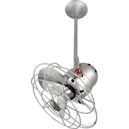 Matthews Fan Company Bianca Directional 13in Ceiling Fan | Polished Brass Metal | Covered Patio & Porch | 13 x 13 x 13 in | Model BD-PB-MTL