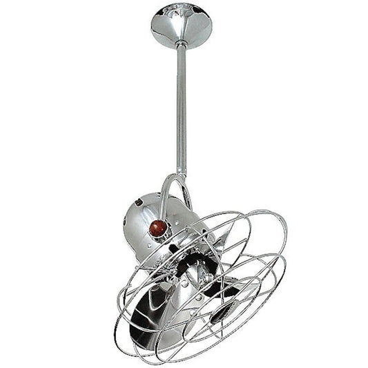 Matthews Fan Company Bianca Directional 13in Ceiling Fan | White Metal | Covered Patio & Porch | 13 x 13 x 13 in | Model BD-WH-MTL