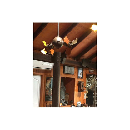 Matthews Fan Company Dagny 41in Rotational Ceiling Fan | Textured Bronze Wood Blades | Living Room & Bedroom | 41 x 22 x 7 in | Model DG-TB-WD