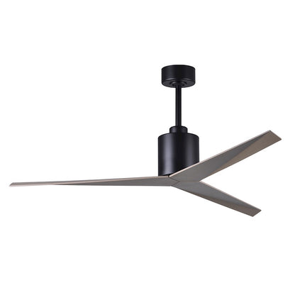 Matthews Fans Eliza 56in 3-Blade Ceiling Fan | Gloss White and Matte Black ABS Blades | Living Room & Bedroom | 56 x 56 x 12 in | Model EK-WH-BK