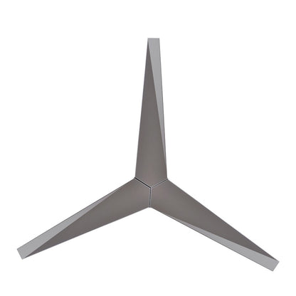 Matthews Fan Atlas Eliza 56in 3-Blade Ceiling Fan | Brushed Nickel and Brushed Nickel Blades | Living Room & Bedroom | Model EK-BN-BN