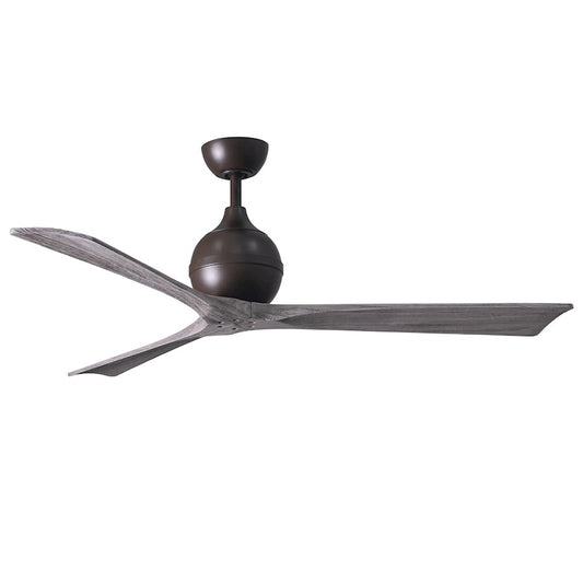 Matthews Fan Irene-3 60in 3-Blade Ceiling Fan | Rustic Textured Bronze and Barn Wood | Living Room & Covered Patio | Model IR3-TB-BW-60