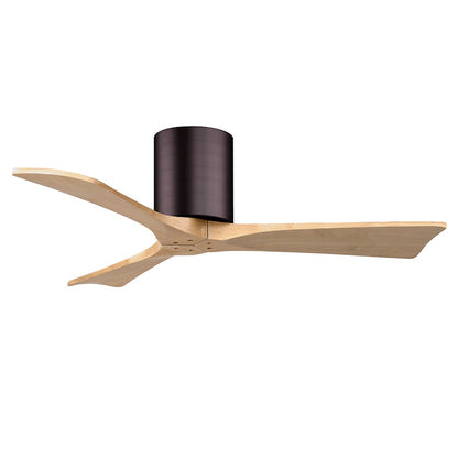 Matthews Fans Irene-3H 42in 3-Blade Ceiling Fan | Contemporary Walnut and Light Maple Solid Wood | Living Room & Bedroom | Model IR3H-WN-LM-42
