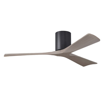 Matthews Fans Irene-3H 52in 3-Blade Ceiling Fan | Contemporary Walnut and Matte White Wood | Living Room & Bedroom | Model IR3H-WN-LM-52