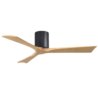 Matthews Fans Irene-3H 52in 3-Blade Ceiling Fan | Contemporary Walnut and Matte White Wood | Living Room & Bedroom | Model IR3H-WN-LM-52