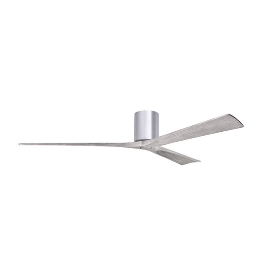 Matthews Fans Irene 3H 72in 3-Blade Ceiling Fan | Contemporary Brushed Nickel and Barn Wood Solid Wood | Living Room & Bedroom | Model IR3H-BN-BW-72