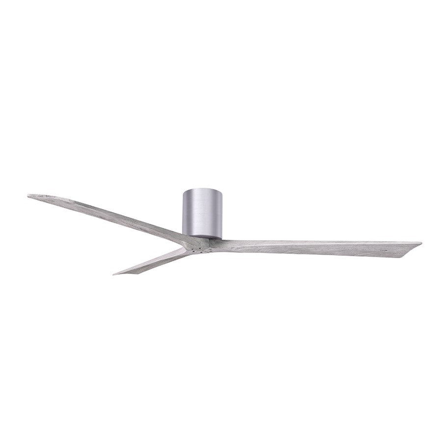 Matthews Fans Irene 3H 72in 3-Blade Ceiling Fan | Contemporary Brushed Nickel and Barn Wood Solid Wood | Living Room & Bedroom | Model IR3H-BN-BW-72