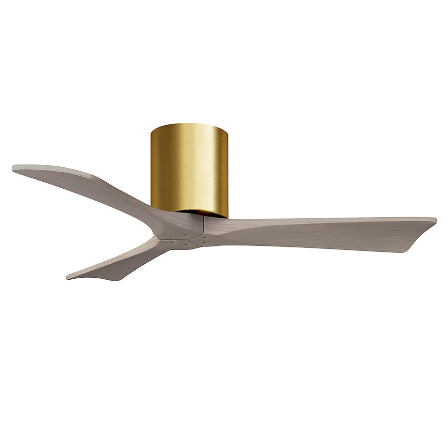 Matthews Fans Irene-3H 42in 3-Blade Ceiling Fan | Contemporary Walnut and Light Maple Solid Wood | Living Room & Bedroom | Model IR3H-WN-LM-42