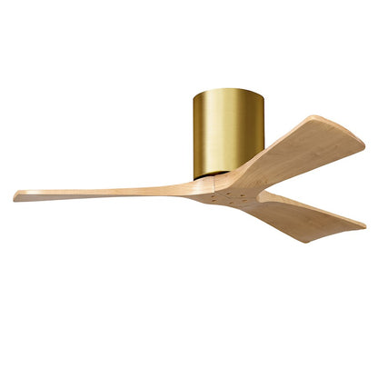Matthews Fans Irene-3H 42in 3-Blade Ceiling Fan | Contemporary Walnut and Light Maple Solid Wood | Living Room & Bedroom | Model IR3H-WN-LM-42